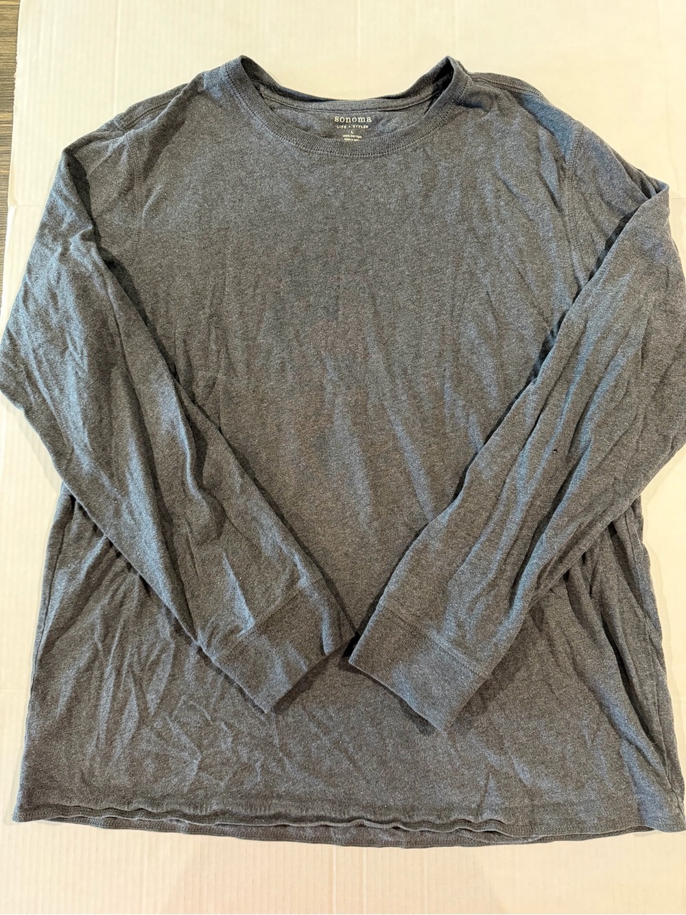 Sonoma Life + Style Gray Long Sleeve Tee 🩶